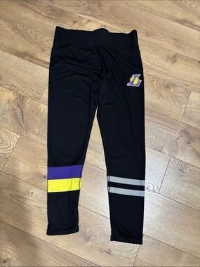LA Lakers Ultra Game NBA Women's Leggings Sport Yoga Active Pants size Large